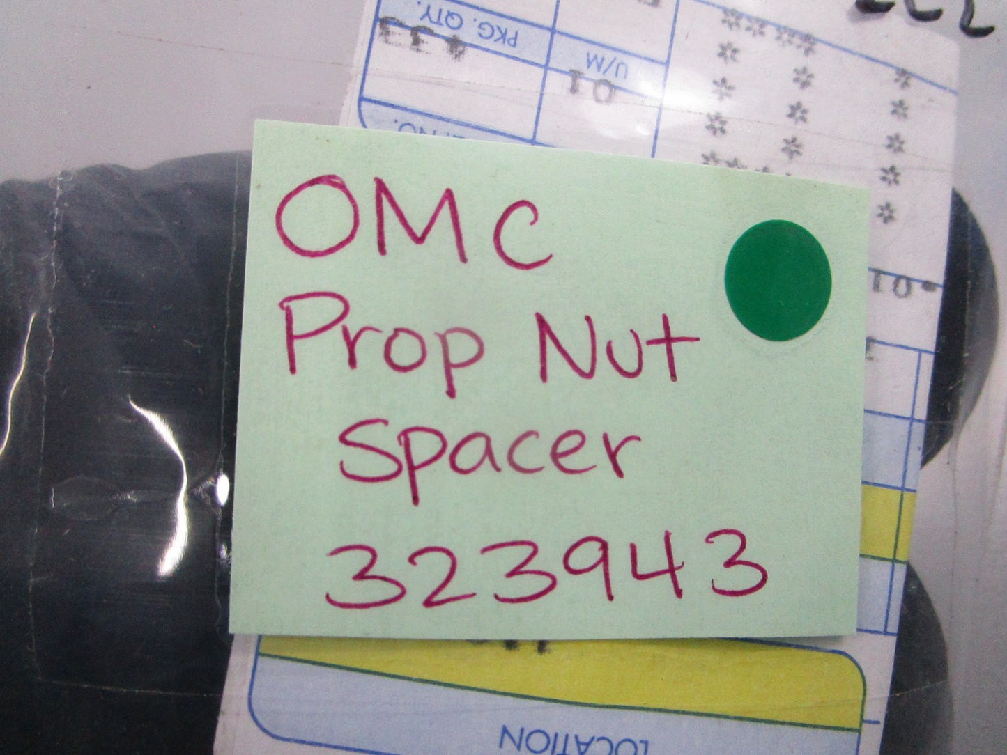 NEW OEM (LOT OF 2) 323943 0323943  OMC Johnson Evinrude Prop Nut Spacer 0810