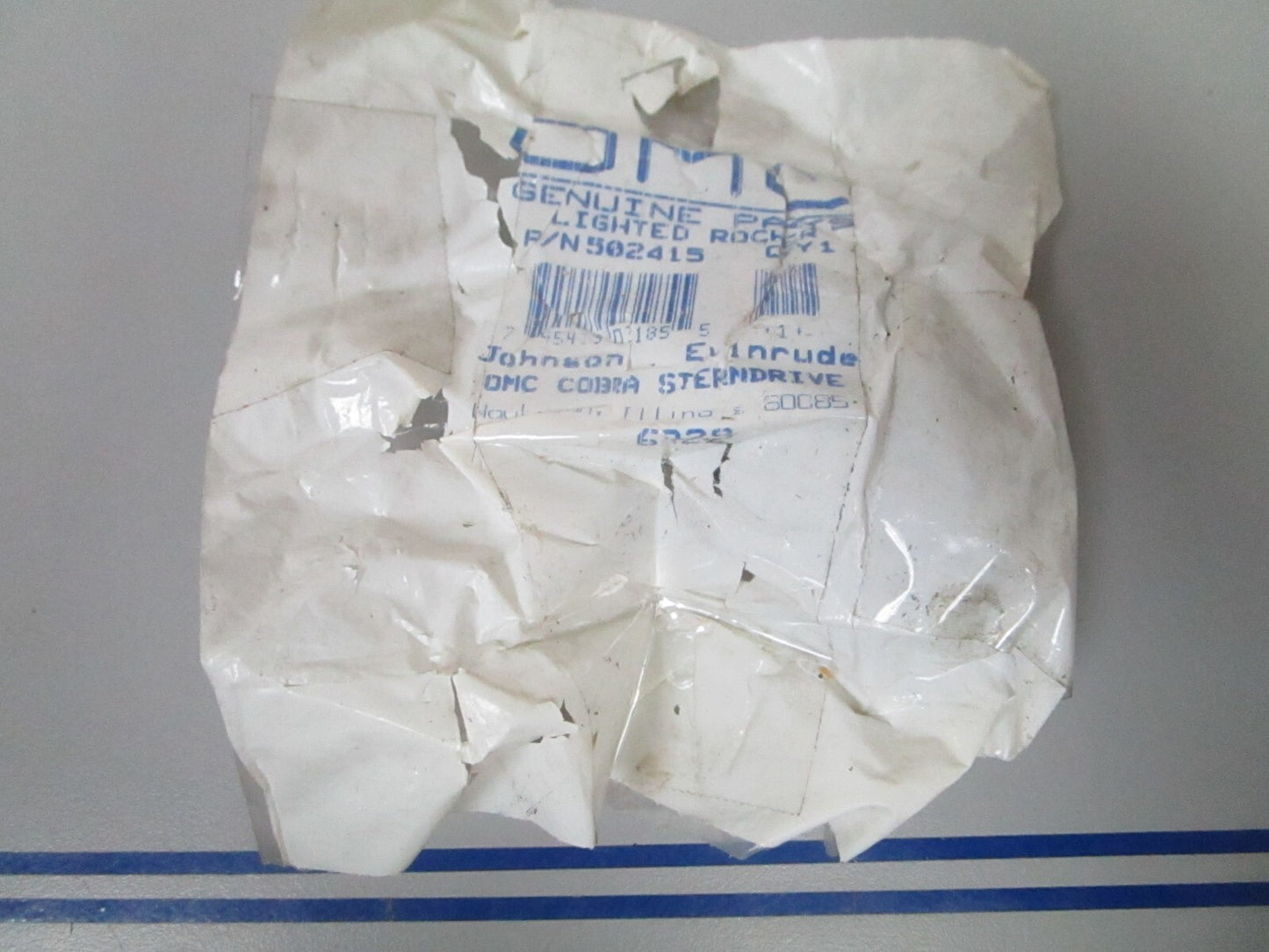 *NEW OEM* 0810 OMC Johnson Evinrude Lighted Rocker 502415 0502415