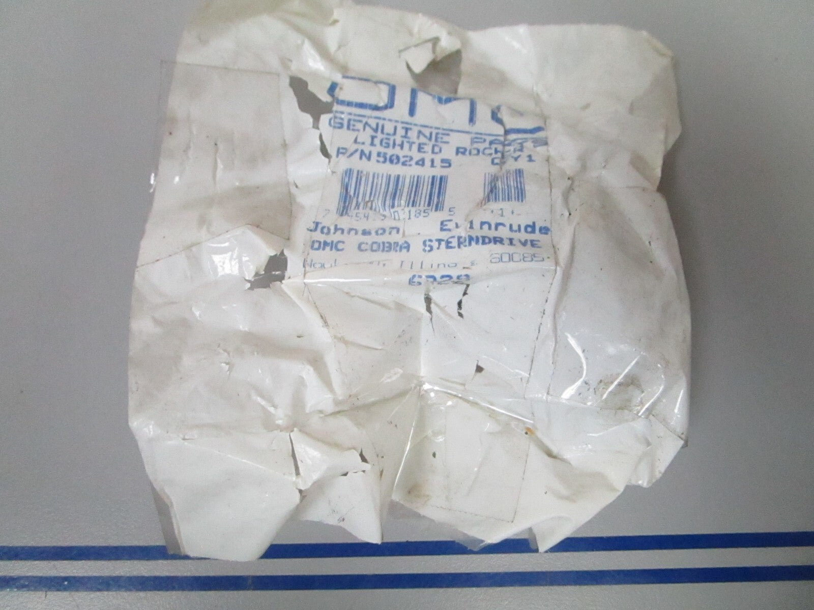 *NEW OEM* 0810 OMC Johnson Evinrude Lighted Rocker 502415 0502415