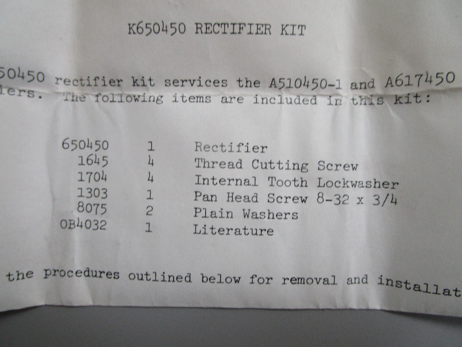 *NEW OEM* 0810 Mercury Quicksilver Rectifier Kit FK650450