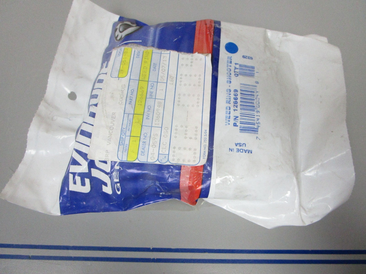 *NEW OEM* 0720 OMC Johnson Evinrude Shooter Weed Ring 126669 0126669