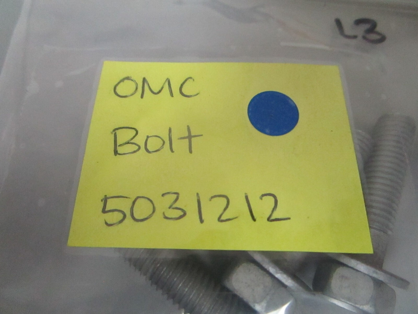 *NEW OEM* (LOT OF 3) 0810 OMC Johnson Evinrude Bolt 5031212