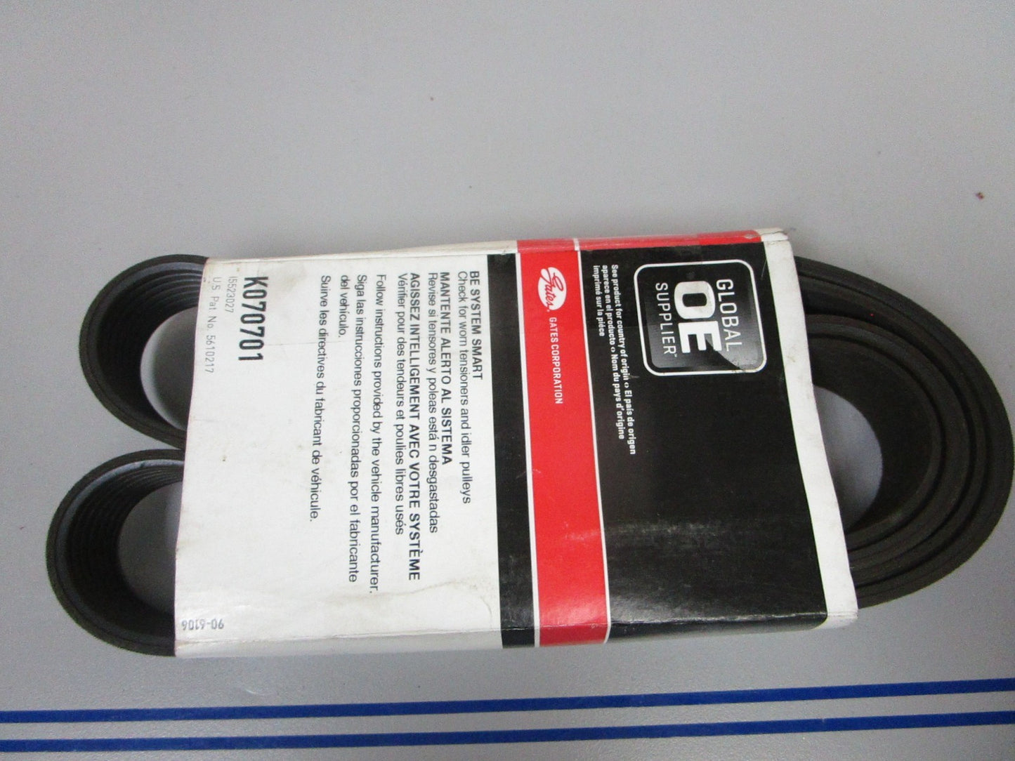 NEW K070701 Gates Micro-V 15/16" x 70 ¾" Serpentine Belt 0720