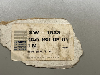 *NEW OEM* 0720 Intrupa Forklift 36V 15A DPDT Relay SW-1633