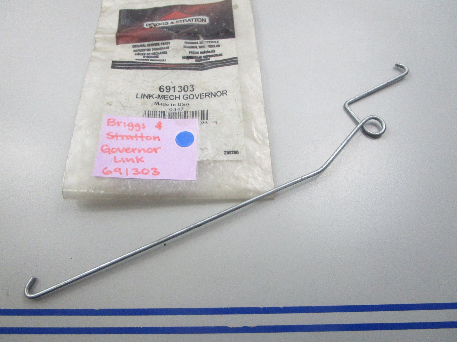 NEW OEM 691303 Briggs & Stratton Governor Link 0810