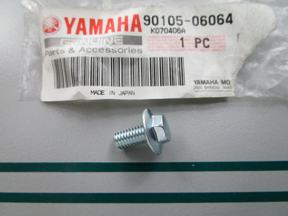 NEW OEM 90105-06064 Yamaha Flange Bolt 0810