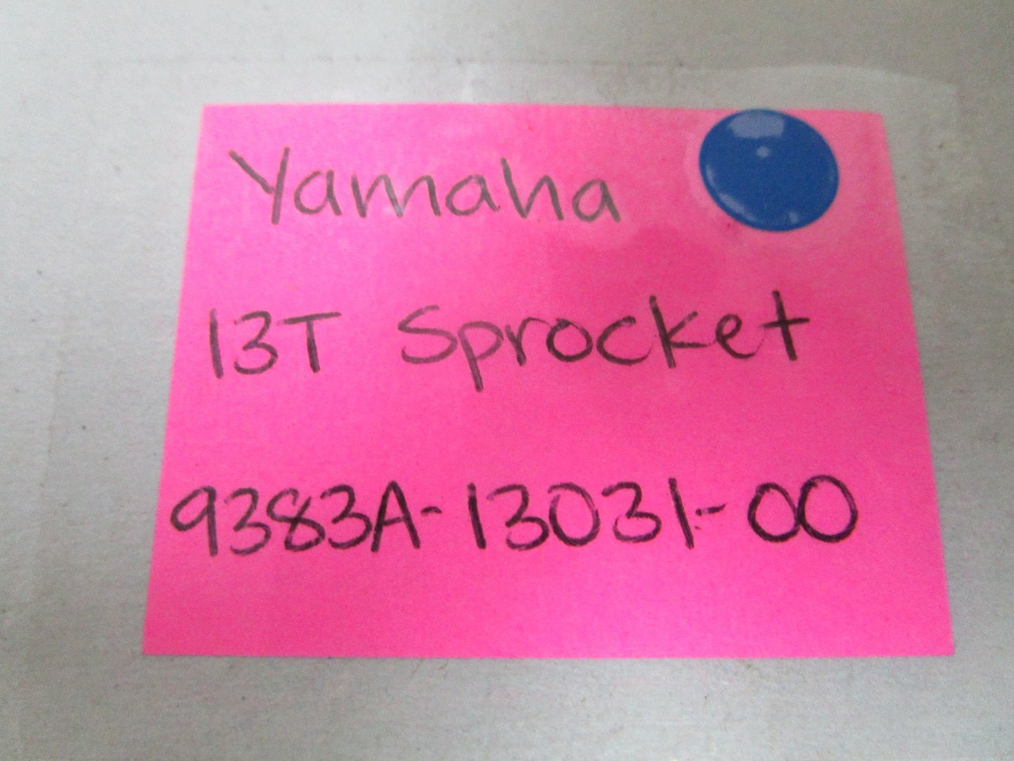 NEW OEM 9383A-13031-00 Yamaha 13T Front Sprocket 0720