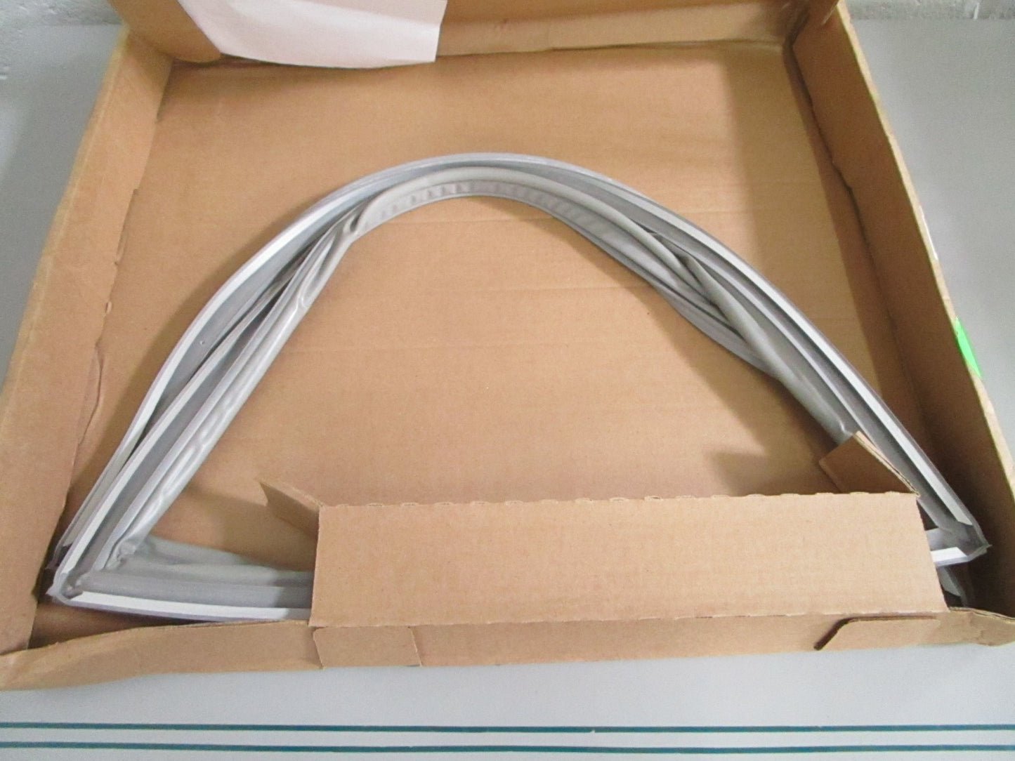Whirlpool NEW OEM Refrigerator Freezer Door Gasket Gray W10407216 NOS 34.45 0820