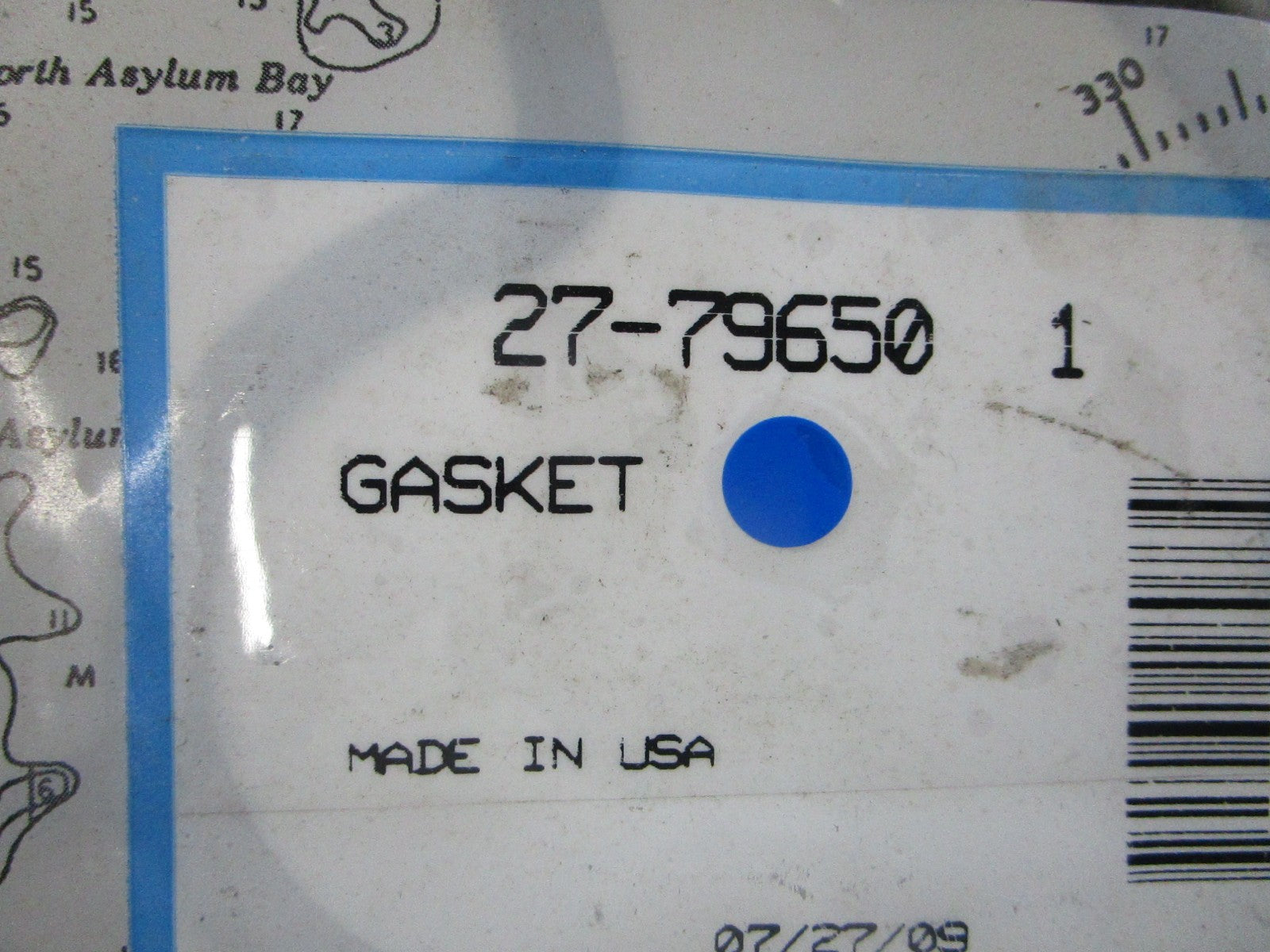 NEW OEM 27-796501 Mercury Quicksilver Gasket 0810