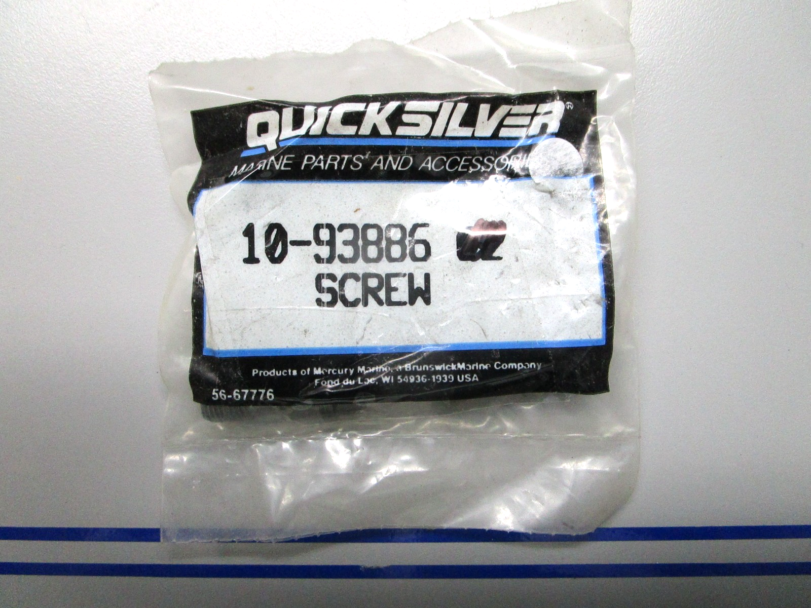 *NEW OEM* (LOT OF 2) 0810 Mercury Quicksilver Screw 10-93886