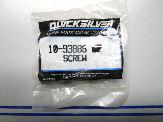 *NEW OEM* (LOT OF 2) 0810 Mercury Quicksilver Screw 10-93886