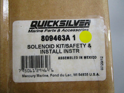 *NEW OEM* 0820 Mercury Quicksilver Solenoid Kit 809463A 1