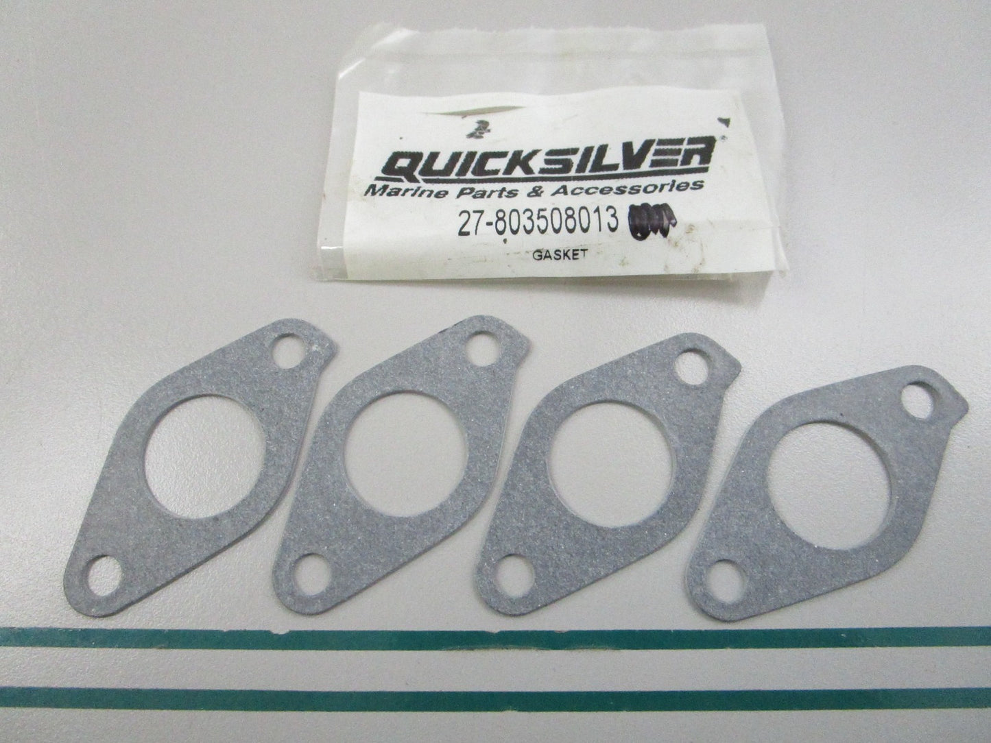 NEW OEM (LOT OF 4) 27-803508013 Mercury Quicksilver Intake Gasket 0810