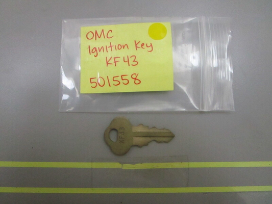 *NEW OEM* 0810 OMC Johnson Evinrude Ignition Key KF43 501558 0501558