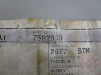 NEW OEM 7592330 Saab Gasket 0820