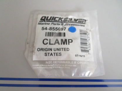 *NEW OEM* (LOT OF 5) 0720 Mercury Quicksilver Clamp 54-855697