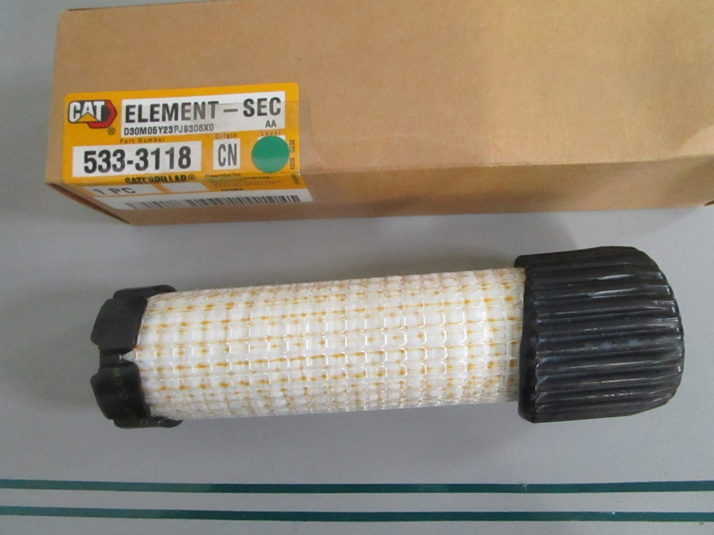 CAT NEW OEM Secondary Air Cleaner Element 533-3118 NOS Excavator Filter 0820