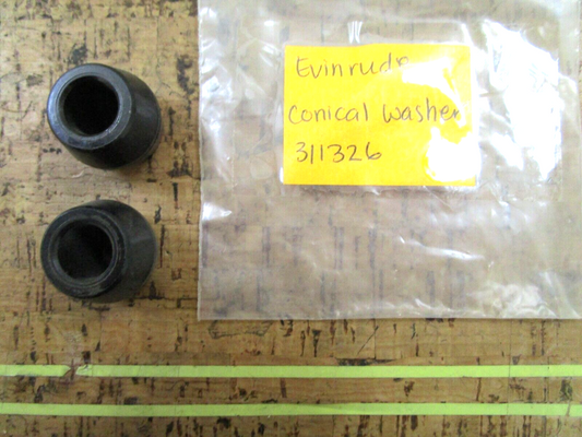 *NEW OEM* (LOT OF 2) 0750 OMC Johnson Evinrude CONICAL WASHER 311326 0311326
