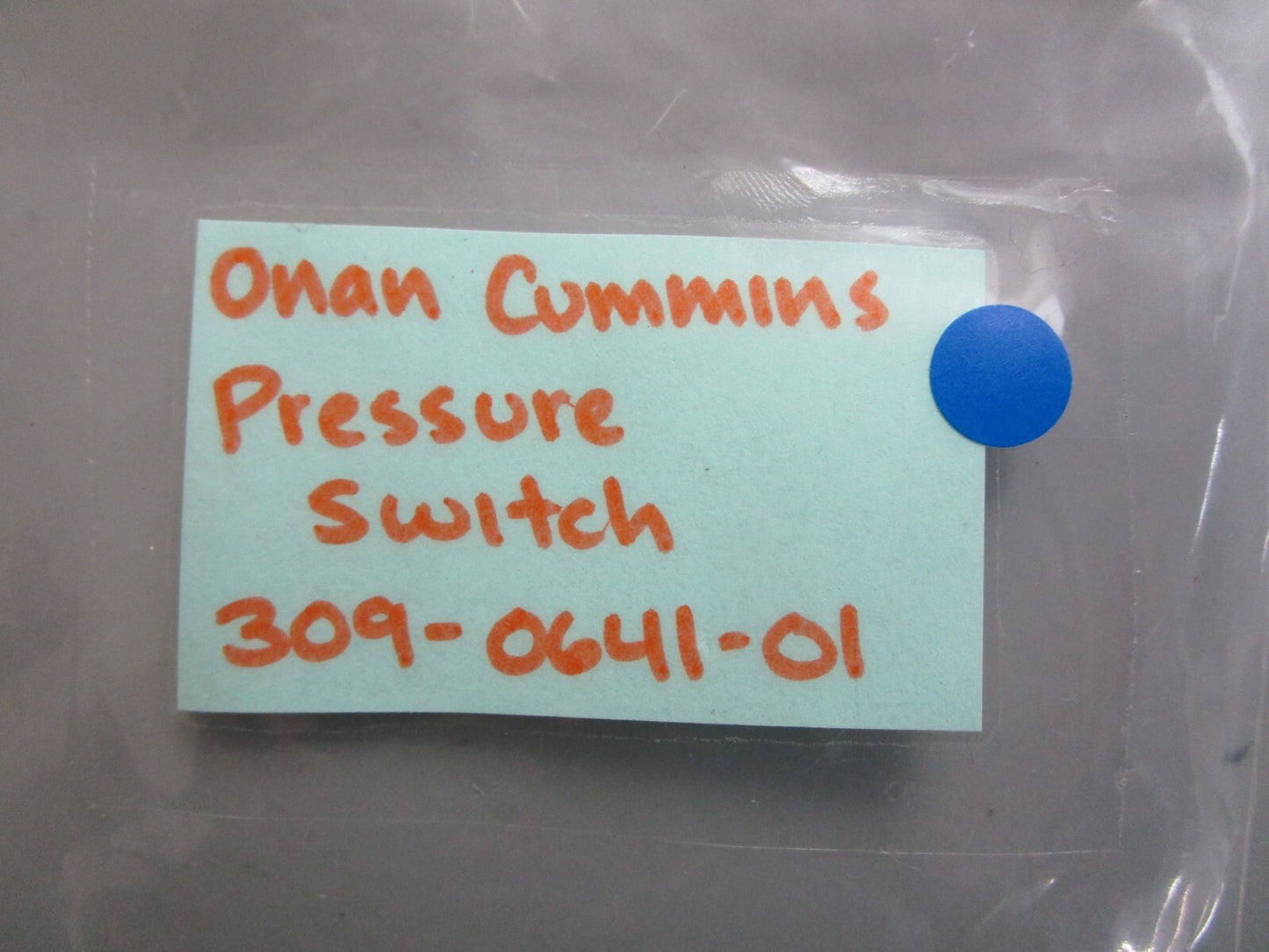 *NEW OEM* 0820 Onan Cummins Pressure Switch 309-0641-01