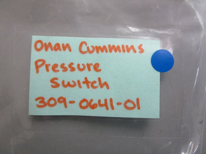 *NEW OEM* 0820 Onan Cummins Pressure Switch 309-0641-01
