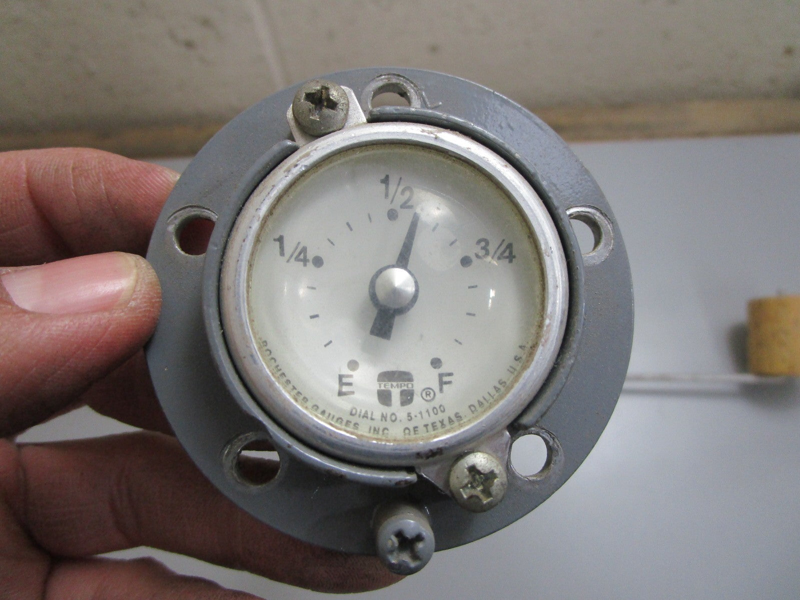 *NEW* 0820 Tempo Mechanical Direct Sight Fuel Gauge/Sending Unit TRG-1100-M