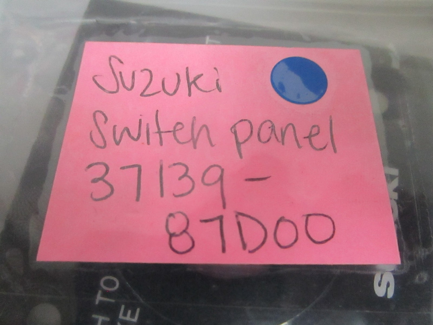 NEW OEM 37139-87D00 Suzuki Switch Panel 0720