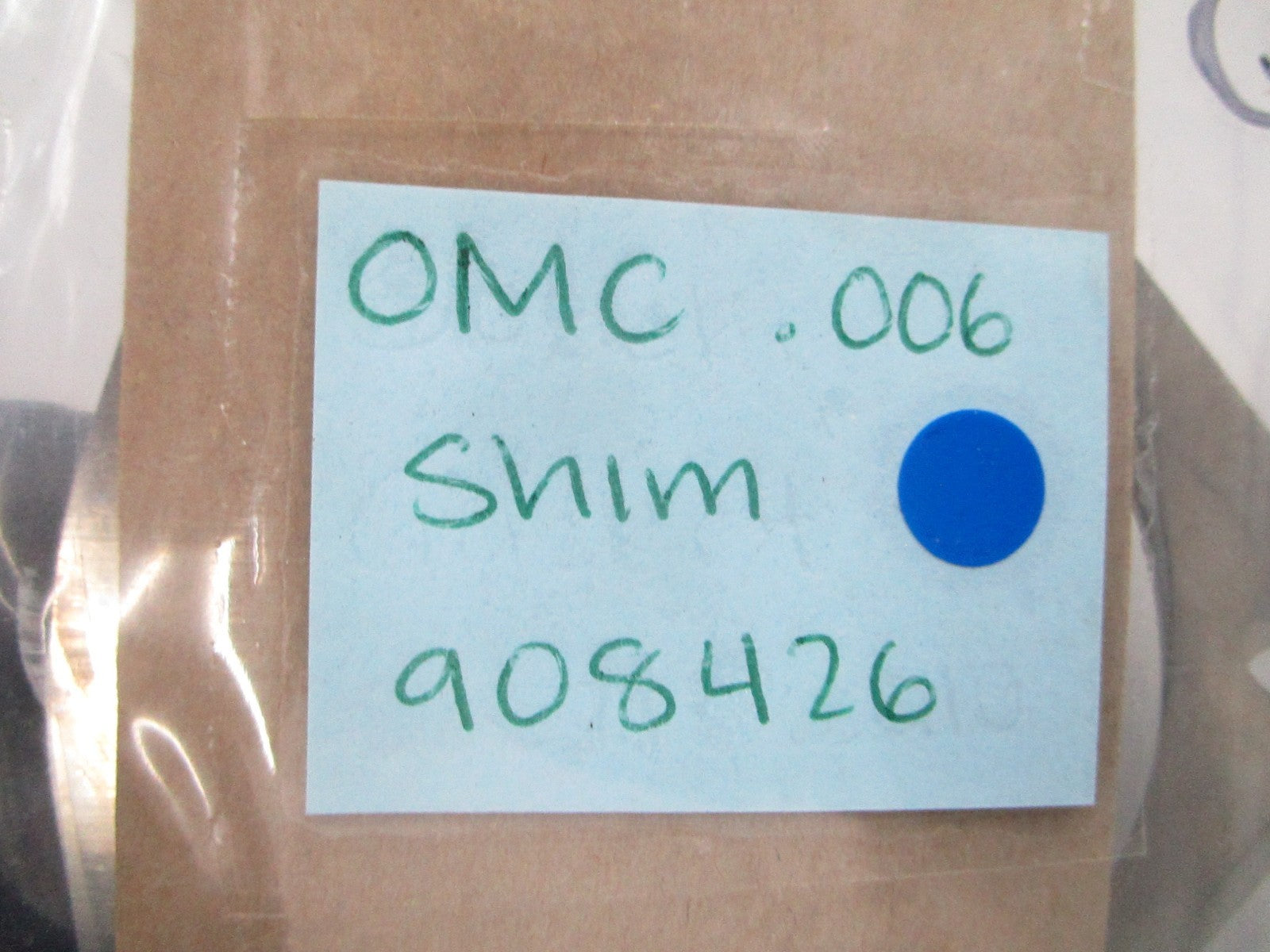 NEW OEM (LOT OF 3) 908426 0908426 OMC Johnson Evinrude .006 Shim 0810