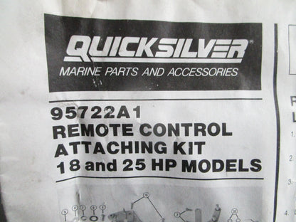 NEW OEM 95722A1 Mercury Quicksilver Remote Control Attachment Kit 0820