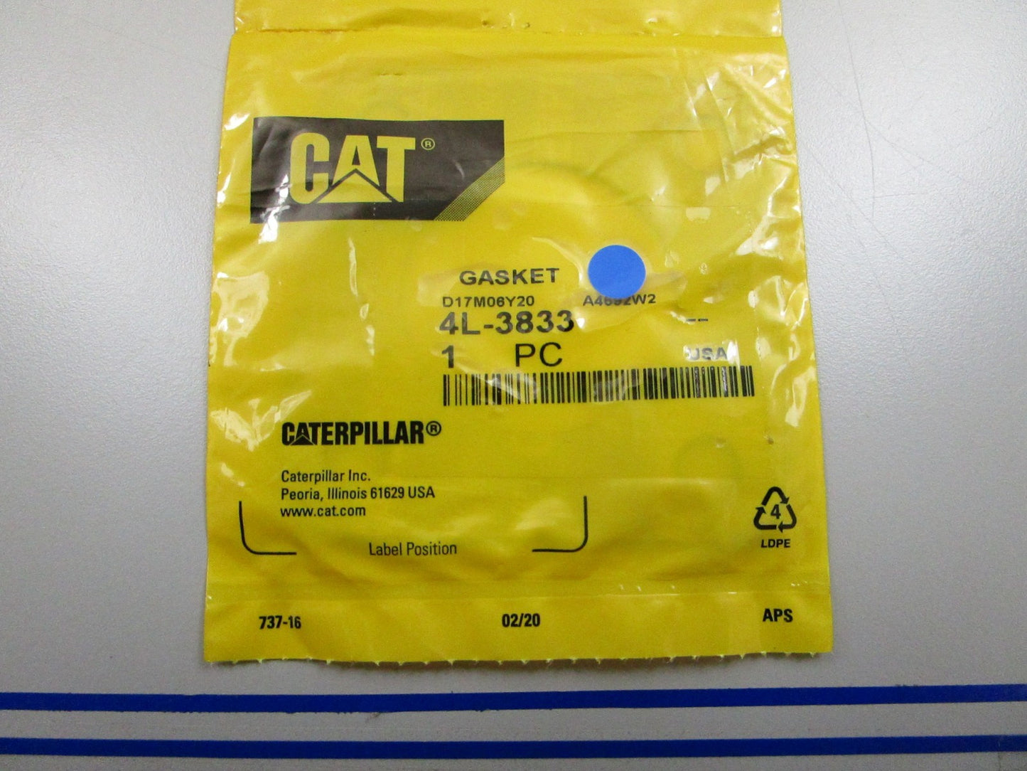 *NEW OEM* 0810 CAT Gasket 4L-3833