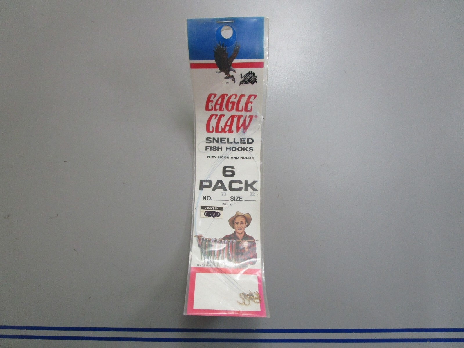 *NEW* 0770 Eagle Claw Size 10 Snelled Fish Hooks NO.73