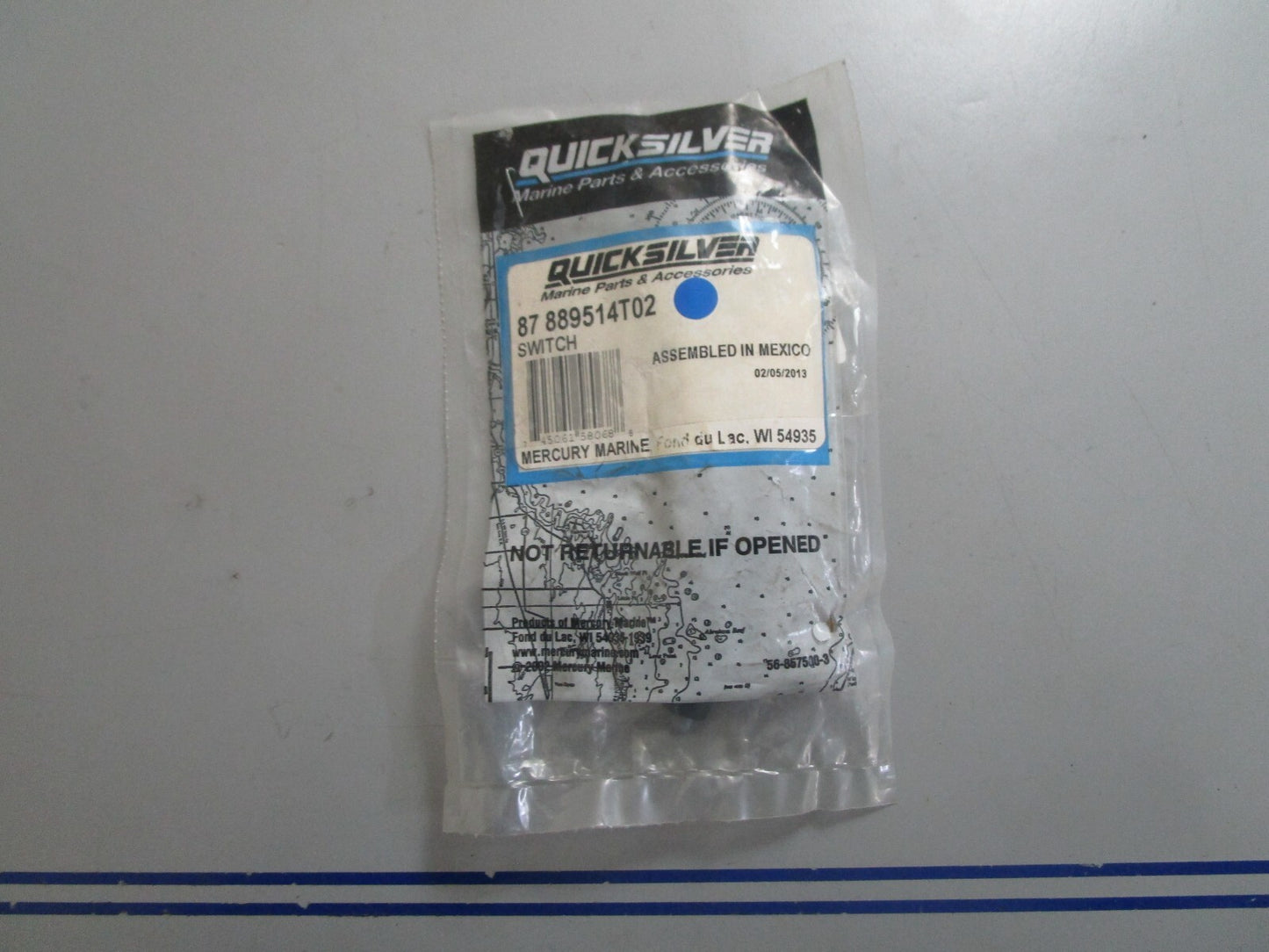 *NEW OEM* 0810 Mercury Quicksilver Switch 87-889514T02