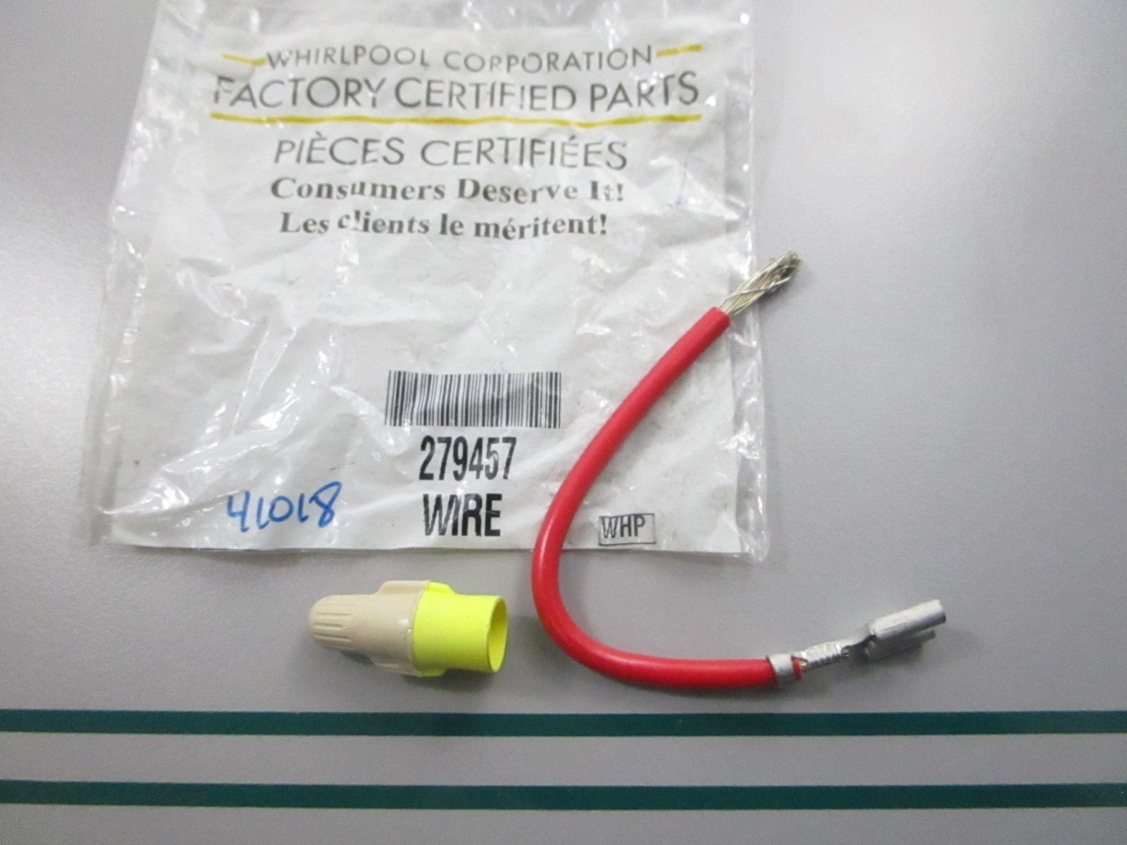 NEW OEM 279457 Whirlpool Wire 0810