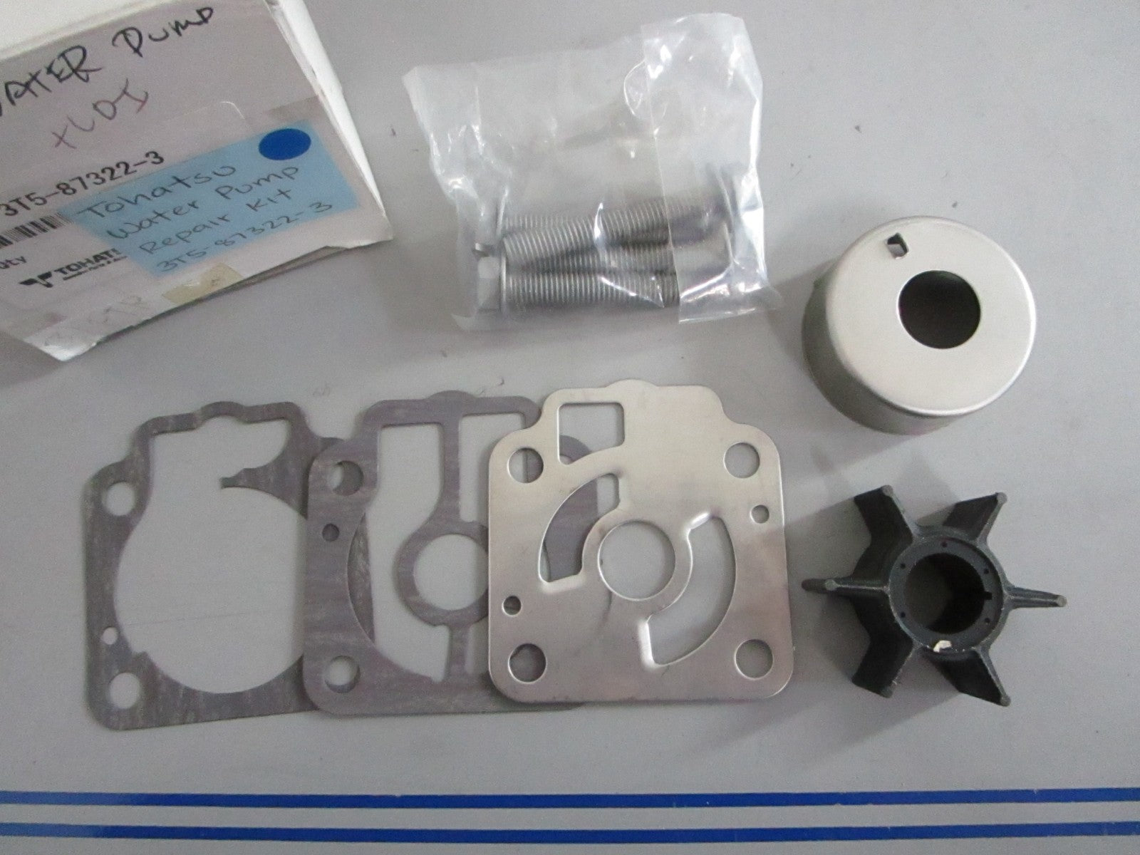 NEW OEM 3T5-87322-3 Tohatsu Water Pump Repair Kit 0820