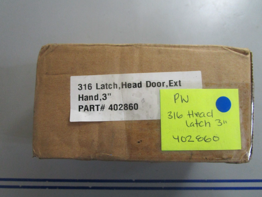 *NEW* 0810 PW 316 3" Head Latch 402860