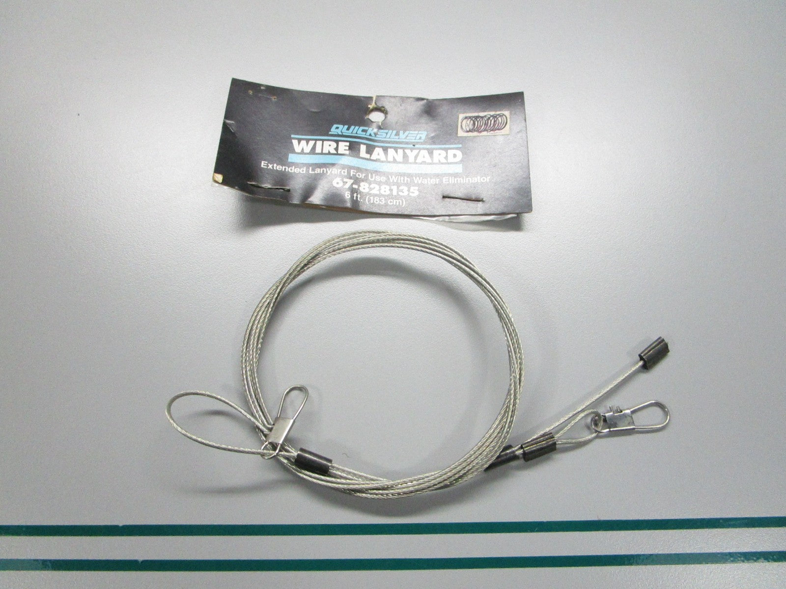 NEW OEM 67-828135 Mercury Quicksilver 6' Wire Lanyard 0810