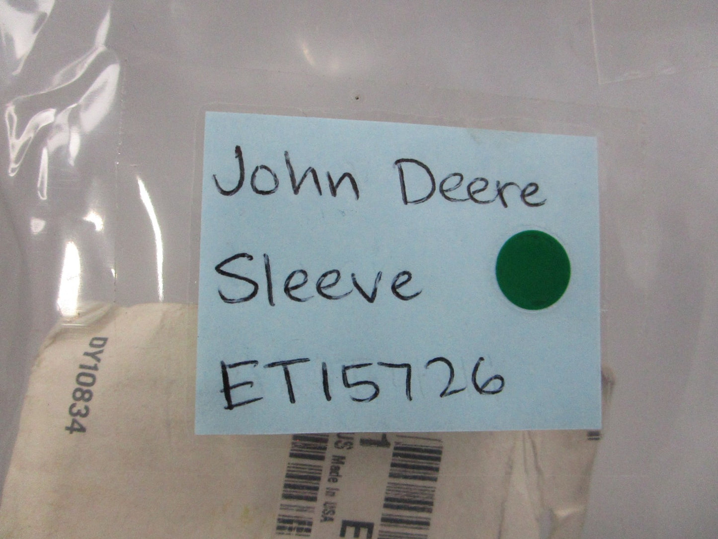 NEW OEM ET15726 John Deere Sleeve 0810