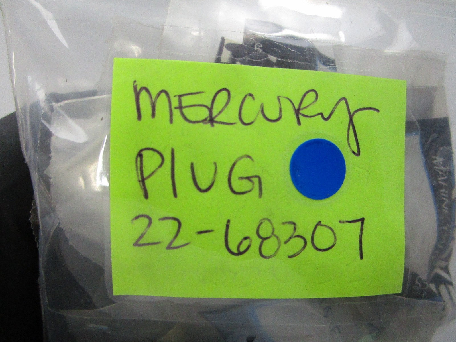 NEW OEM (LOT OF 2) 22-68307 Mercury Quicksilver Plug 0810