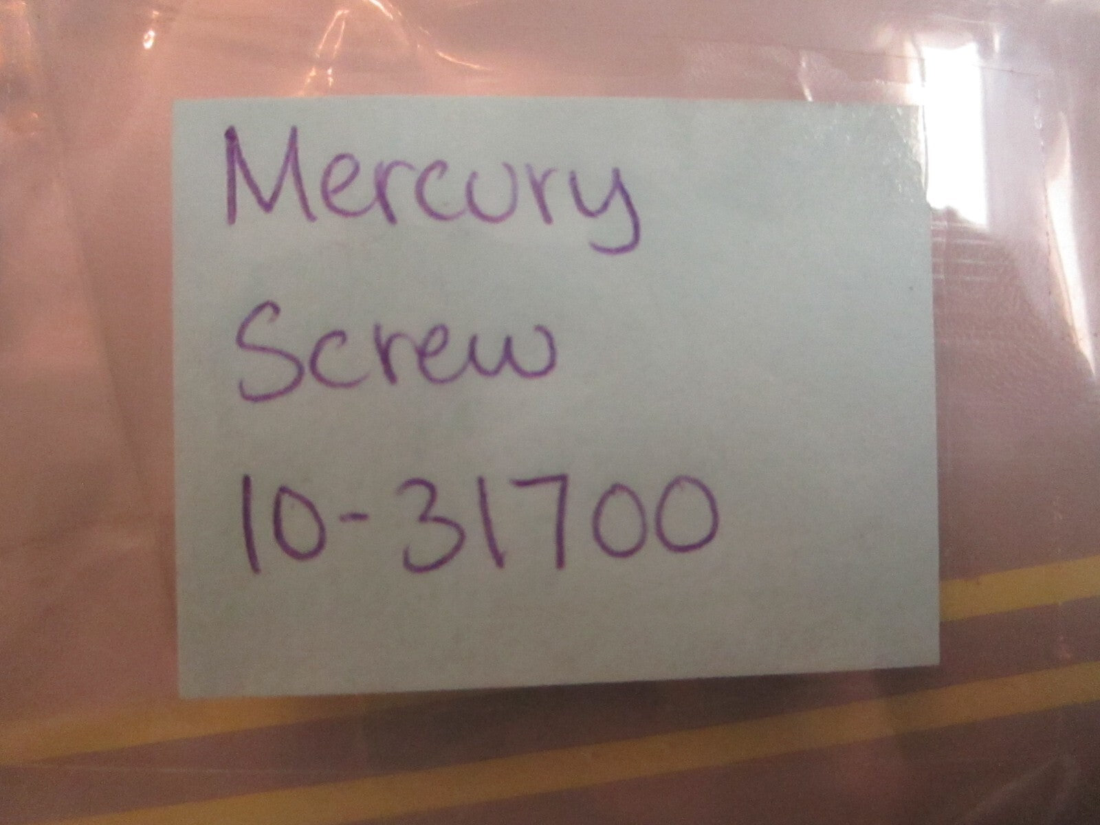 *NEW OEM* (LOT OF 5) 0750 Mercury Quicksilver SCREW 10-31700