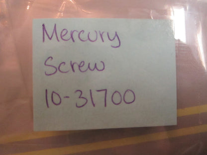 *NEW OEM* (LOT OF 5) 0750 Mercury Quicksilver SCREW 10-31700