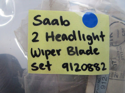 *NEW OEM* 0810 Saab Headlight Wiper Blade Set 9120882