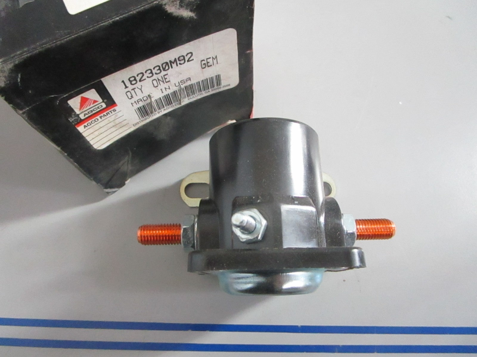 NEW OEM 182330M92 AGCO Solenoid 0820
