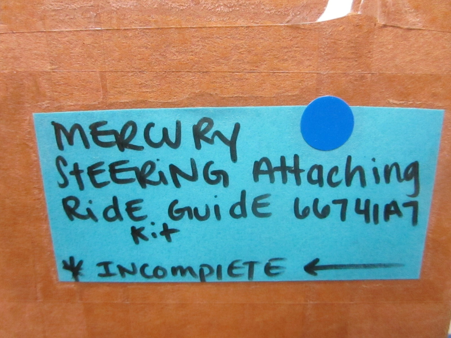*NEW OEM* 0720 Mercury PARTIAL Steering Ride Guide Attaching Kit 66741A7