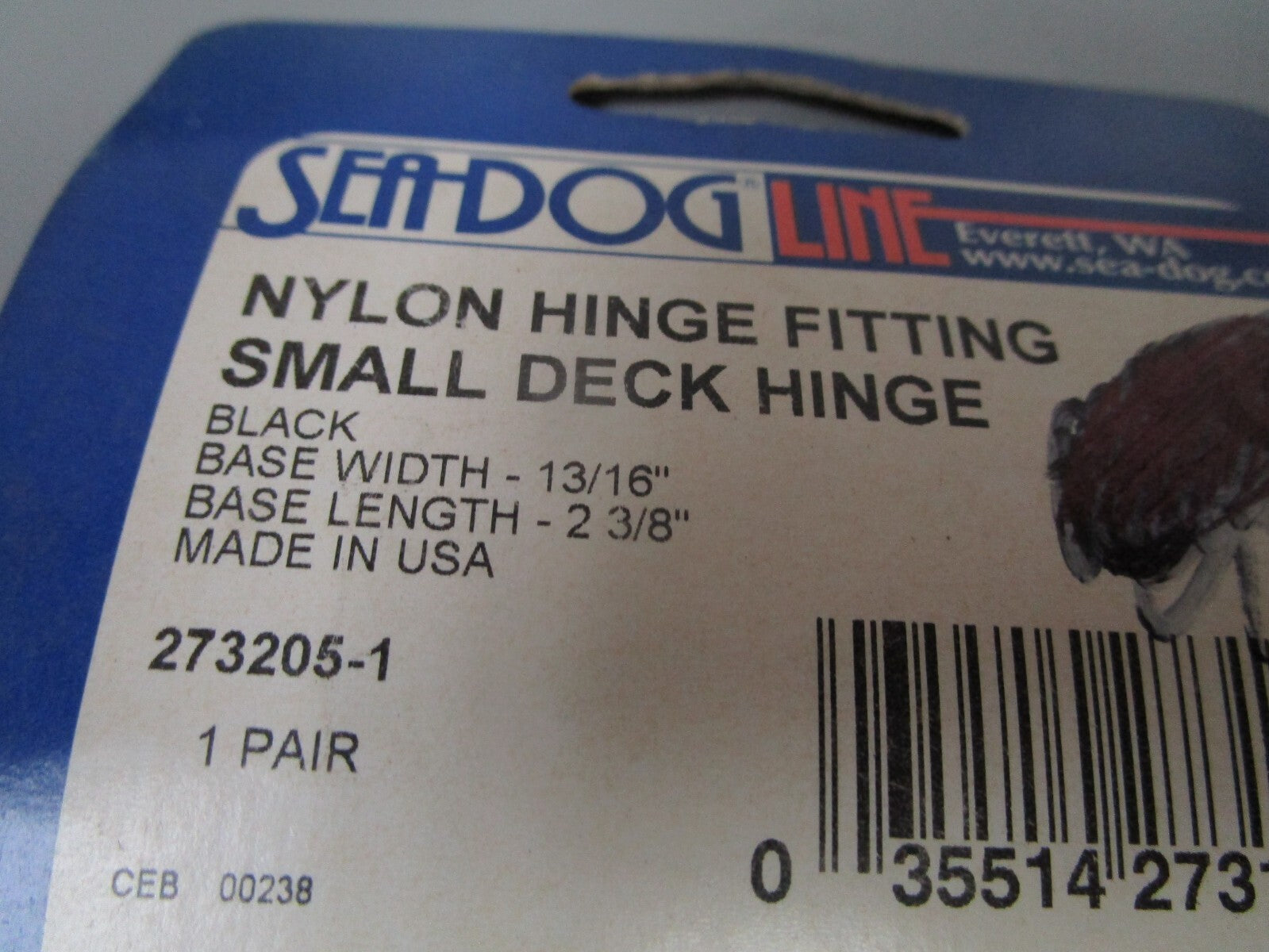 *NEW* 0810 Sea-Dog Nylon Hinge Fitting Side Mount Slide 273265-1