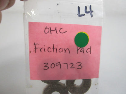 NEW OEM (LOT OF 4) 309723 0309723 OMC Johnson Evinrude Friction Pad 0810
