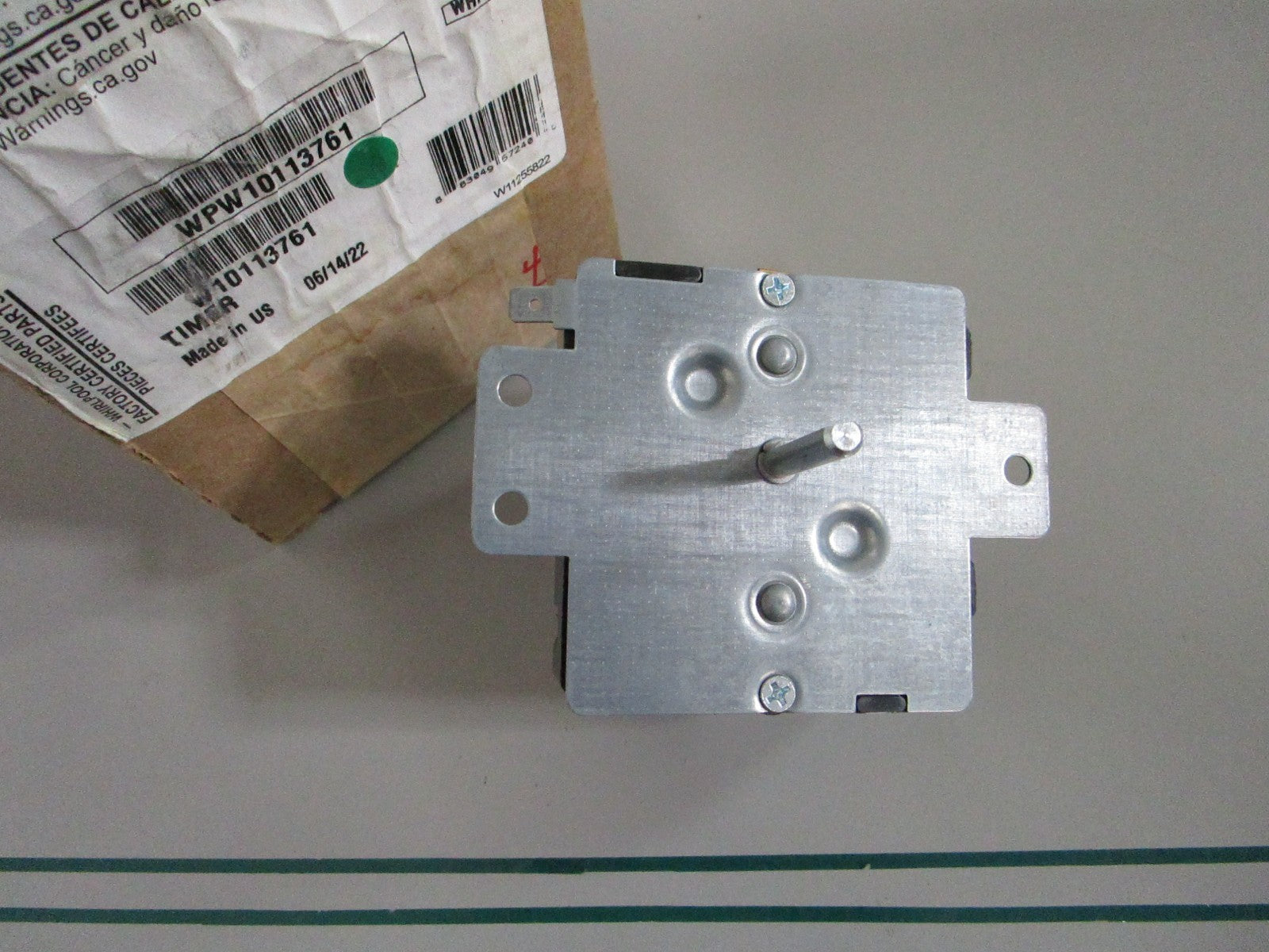 Whirlpool NEW OEM Dryer Electromechanical Timer WPW10113761 NOS Genuine 0820