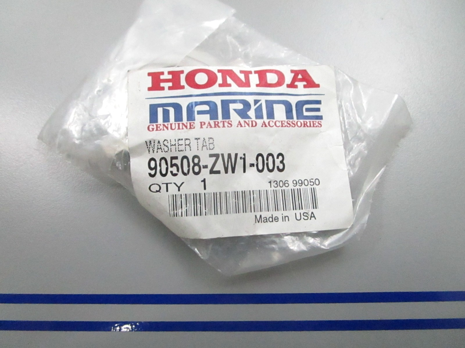 *NEW OEM* 0810 Honda Tab Washer 90508-ZW1-003