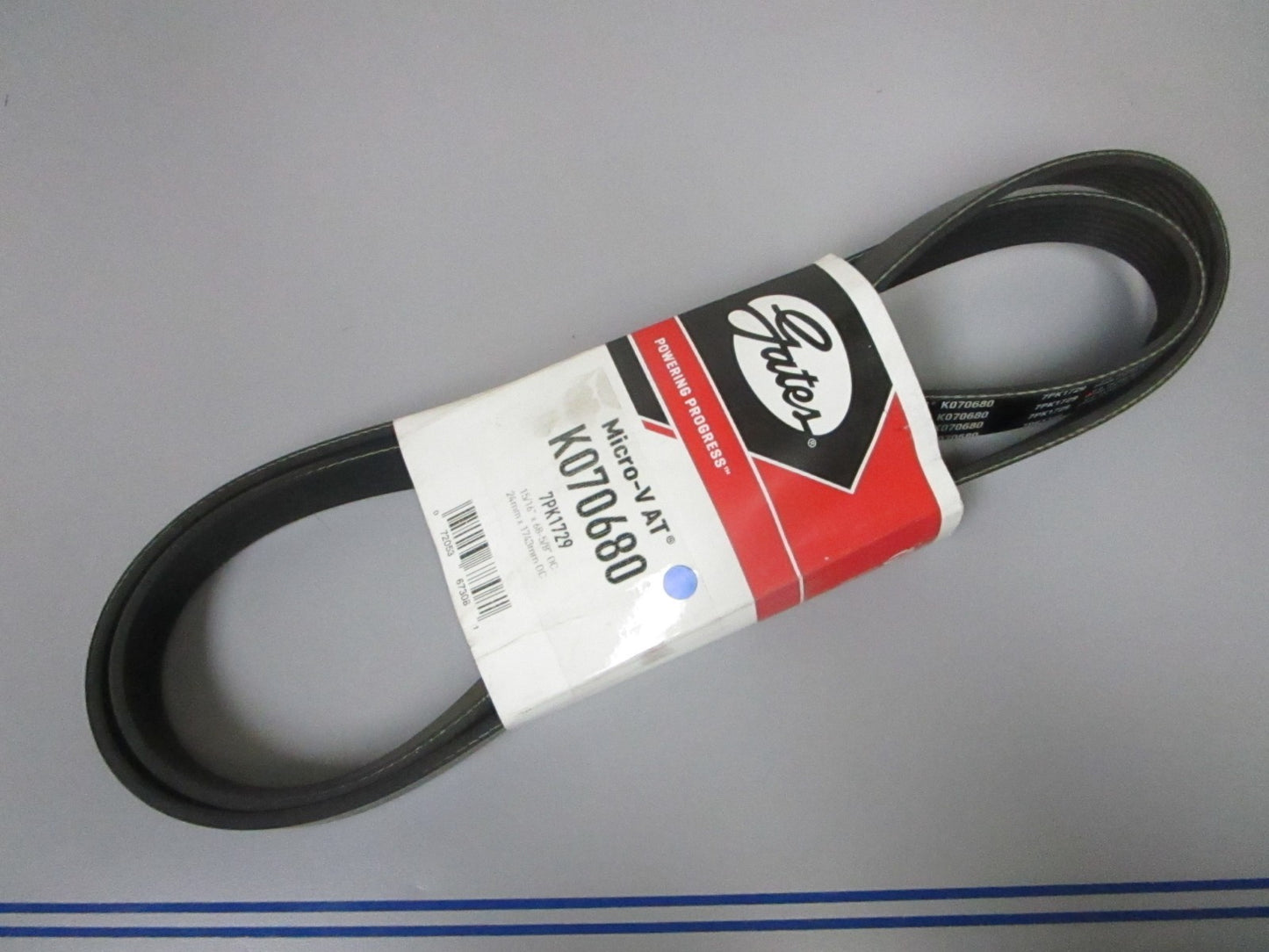 NEW K070680 Gates Micro-V 15/16" x 68 ⅝" Serpentine Belt 0720