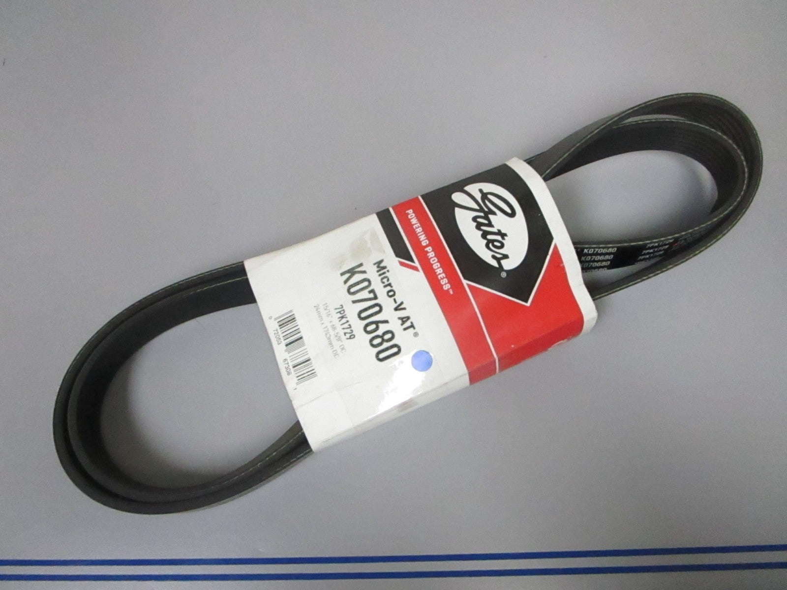 NEW K070680 Gates Micro-V 15/16" x 68 ⅝" Serpentine Belt 0720