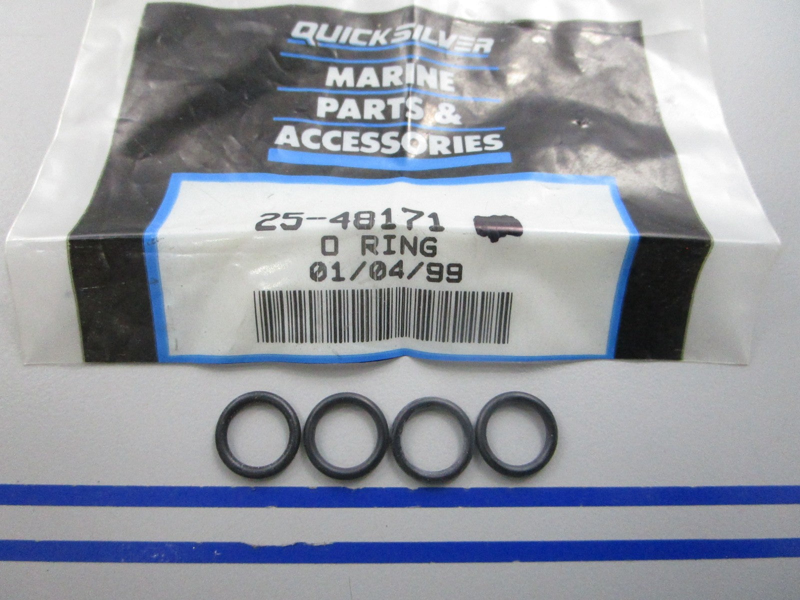 NEW OEM (LOT OF 4) 25-48171 Mercury Quicksilver O-Ring 0810