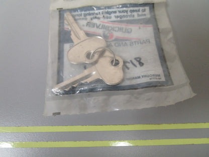 *NEW OEM* 0810 Mercury Quicksilver Key Set 817782-1